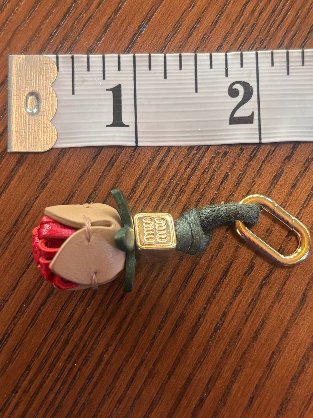 Miu Miu Leather Shoe Charm